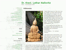 Tablet Screenshot of lotharmalkwitz.de